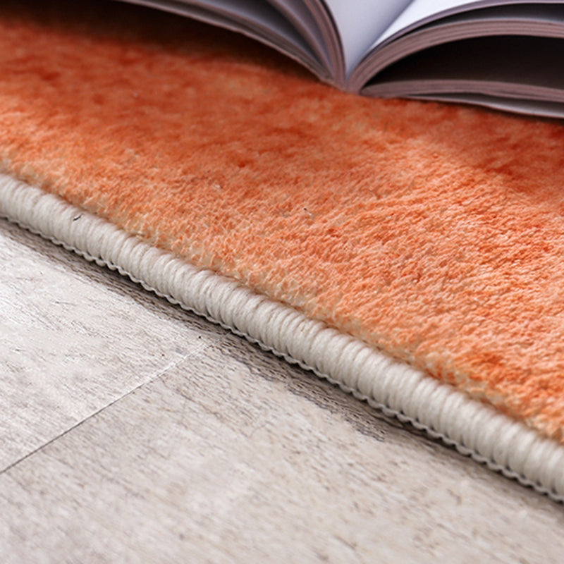 Variegated Gray Area Rug Modern Washable Carpet Polypropylene Non-Slip Area Rug for Living Room