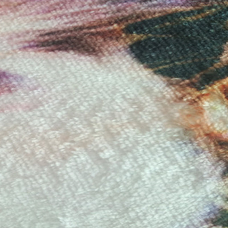 Black Modern Carpet Polyester Elephant Carpet Washable Carpet for Living Room