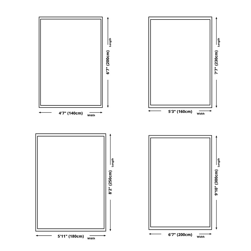 Modern Living Room Carpet Antique Gray Tone Watercolor Rug Polyster Stain Resistant Indoor Rug