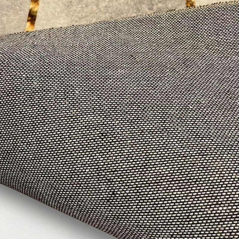 Orange Modern Rug Polyester Striped Rug Washable Indoor Rug for Home Decor