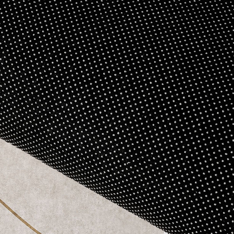 Modern Oval Carpet Minimalist Polyster Indoor Rug Washable Area Carpet for Living Room