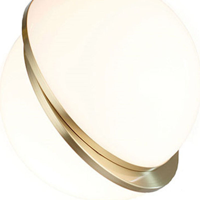 Acrylkugel zeitgenössischer einfacher einzelner Buld -Anhänger LED -Anhänger für Barstudienraum