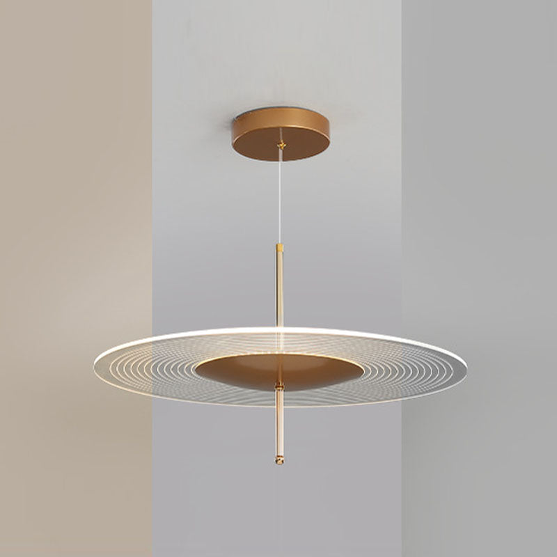 LED 1 Plat de tête Lumière Pendre moderne simple