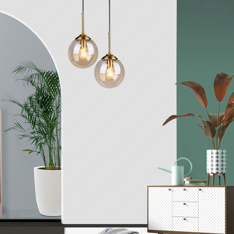 Klarglas Deckenleuchte Ding Room Schlafzimmer Multi Light Modern Hanging Light