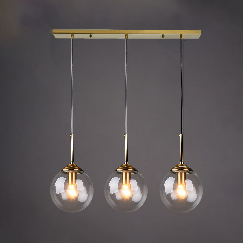 Klarglas Deckenleuchte Ding Room Schlafzimmer Multi Light Modern Hanging Light