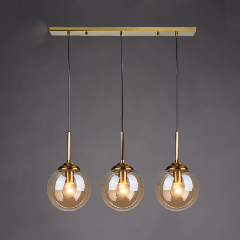 Klarglas Deckenleuchte Ding Room Schlafzimmer Multi Light Modern Hanging Light