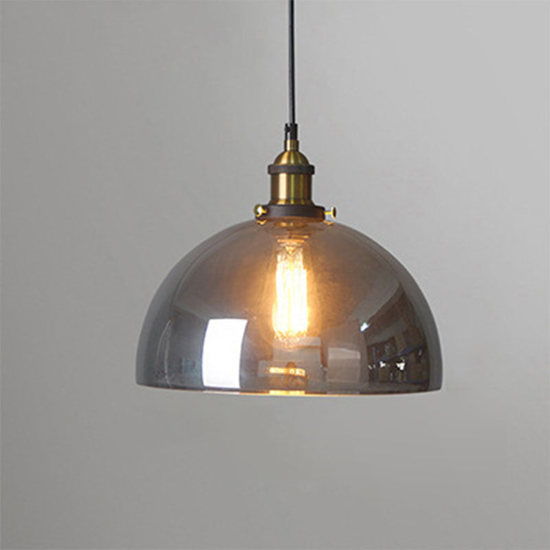 1 Light Pendant Lamp with Lucency Glass Modern Suspension Lighting Fixture