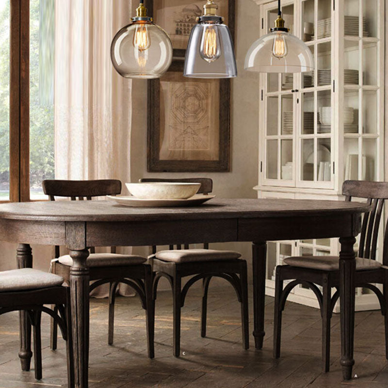 1 Light Pendant Lamp with Lucency Glass Modern Suspension Lighting Fixture