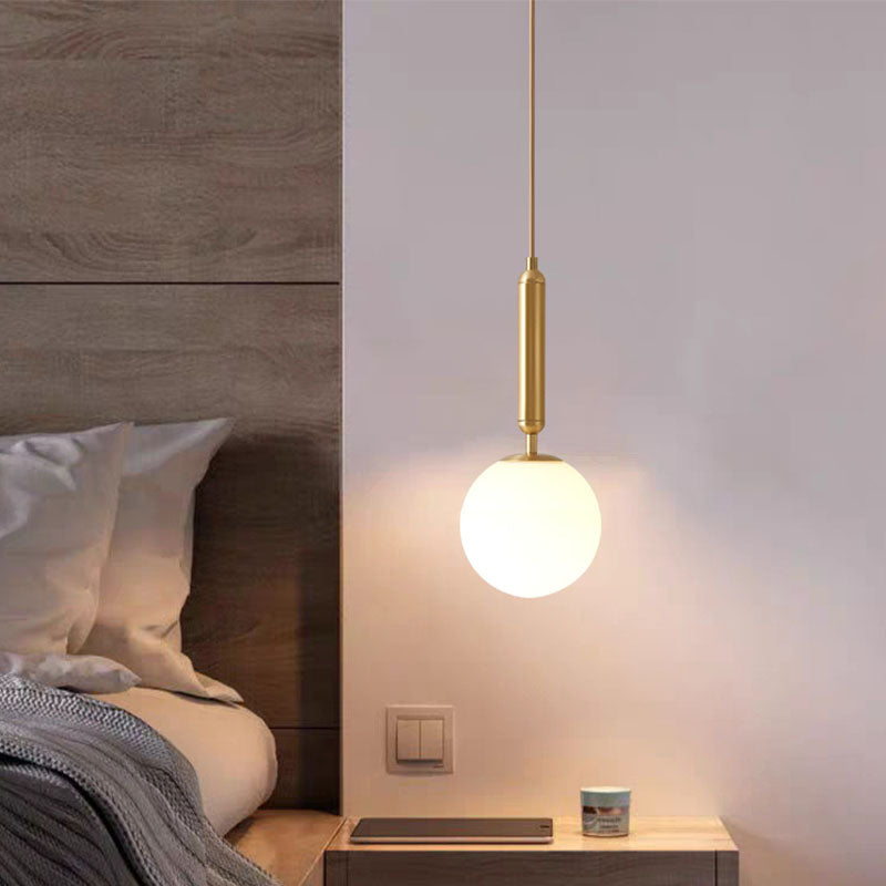 Creative Contemporary Pendant Light Fixtures with Glass Shade for Dining Room Coffee Shop