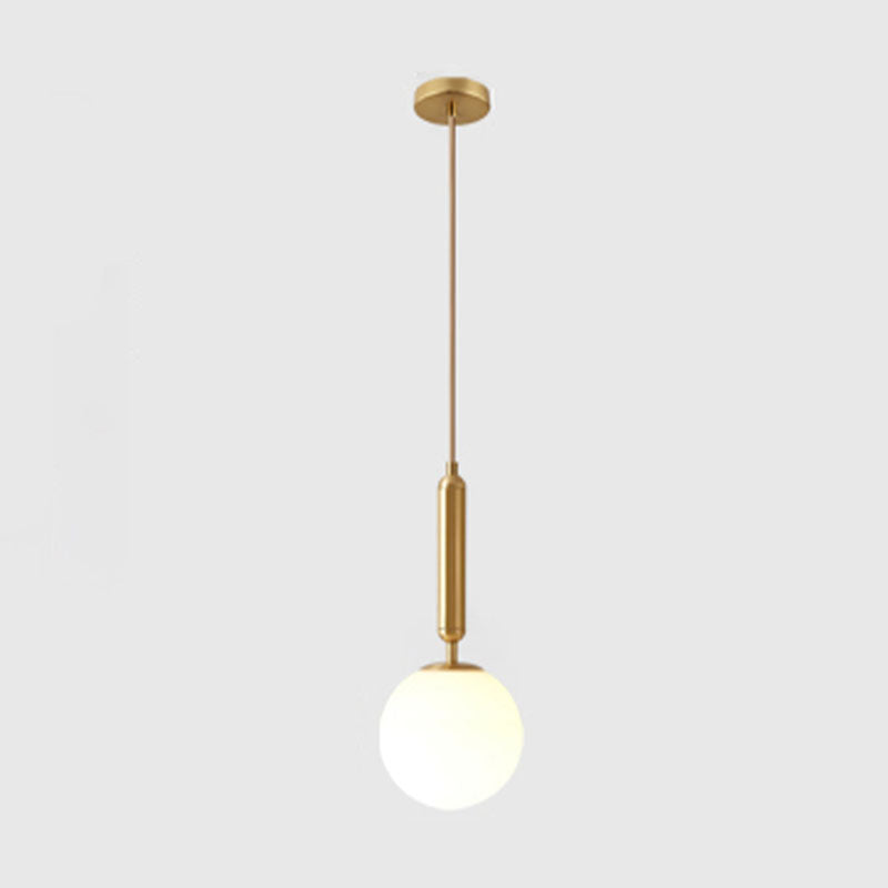 Creative Contemporary Pendant Light Fixtures with Glass Shade for Dining Room Coffee Shop