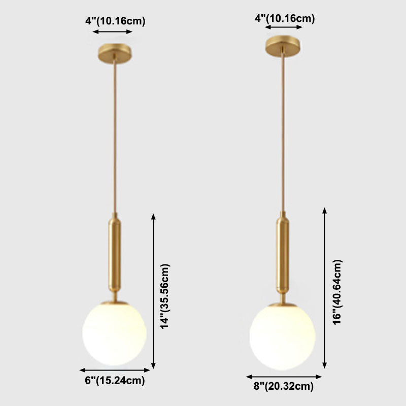 Creative Contemporary Pendant Light Fixtures with Glass Shade for Dining Room Coffee Shop