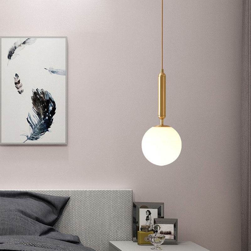 Creative Contemporary Pendant Light Fixtures with Glass Shade for Dining Room Coffee Shop