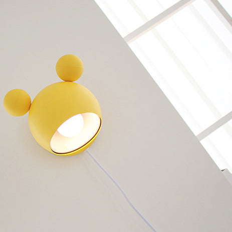 Lampada montata sul cerchio moderno in stile metallo a parete 1 illuminazione a parete leggera per camera da letto