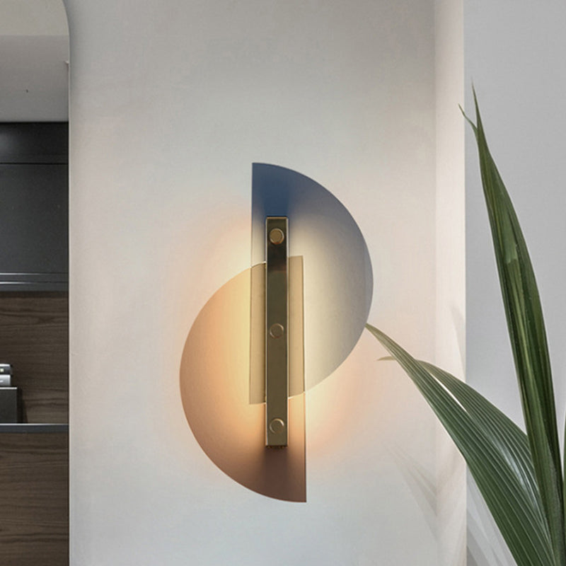 Moderne Wandmontaglampen mit bogenförmiger Glaswandleuchten für Schlafzimmer