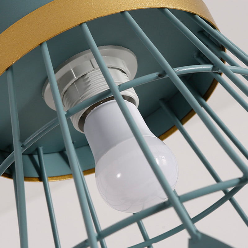 Modern Macaron Badminton Hanging Pendnant Lamp Metal Hanging Pendant Lights for Restaurant