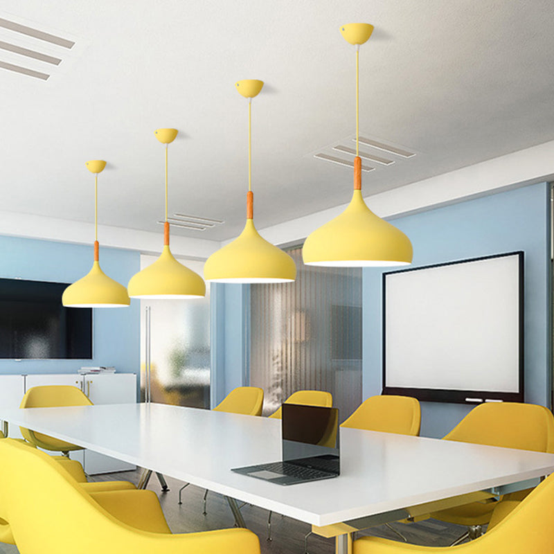 Macaron Macaron Chargon suspendu la lampe Pendnant Metal suspendu suspendu pour le restaurant