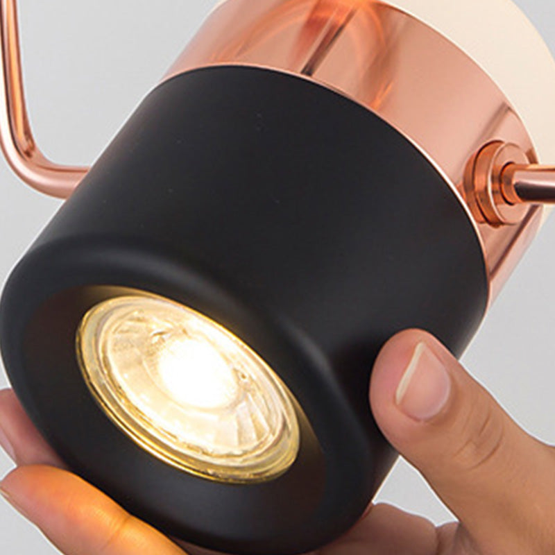 Cylinder Island Light Fixtures Modern Multi-Light Island Chandelier Lights with White Acrylic Shade