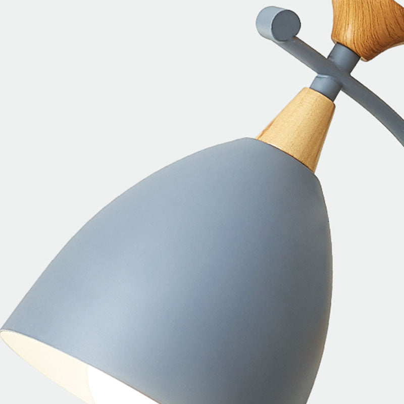 Luces colgantes de metal colgante de lámpara de cono de cono de macarrón