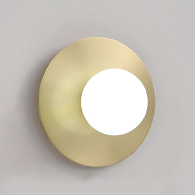 Modern Style House Used Wall Light Creative Lights with Glass Shade for Hotel Bedroom