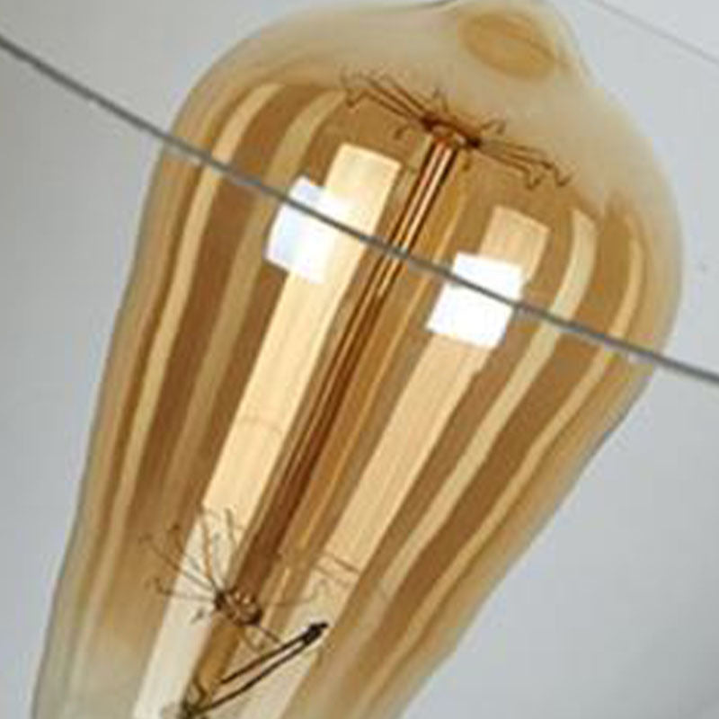 Dinning Room One Head Hanging Light Transparent Glass Modern Down Lighting Pendant