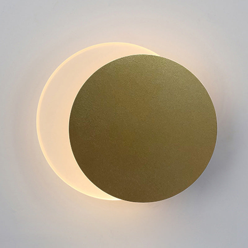 Bedroom One Head Wall Sconce Metal Postmodern Wall Mounted Light Fixture