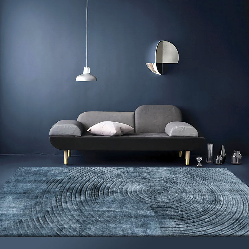 Modern Carpet Polyester Artistic Pattern Rug Non-Slip Backing Indoor Rug for Home Decoration