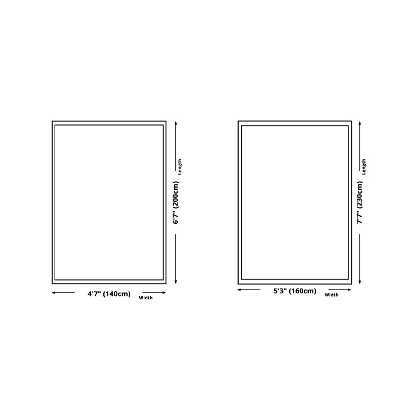 Modern Indoor Rug Leisure Abstract Print Polyster Carpet Non-Slip Area Rug for Living Room