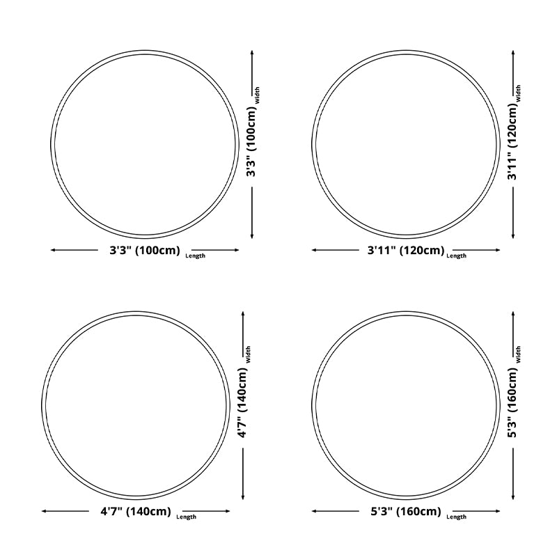 White Modern Area Carpet Abstract Pattern Polyester Area Rug Easy Care Rug for Living Room