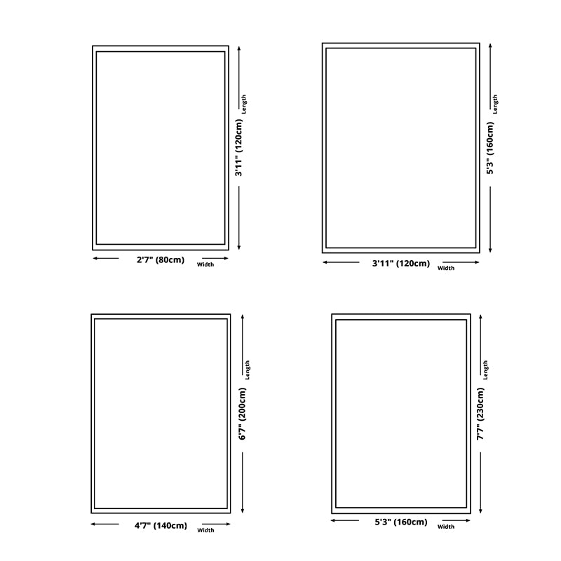 Black Modern Area Carpet Floral Pattern Polyester Area Rug Stain Resistant Rug for Home Decor