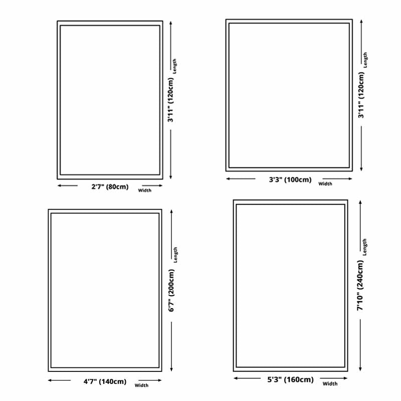 Blue Modern Area Carpet Marble Print Polyester Area Rug Non-Slip Backing Rug for Home Decor