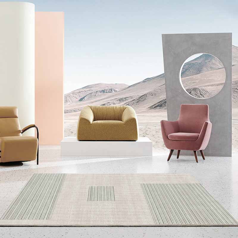 Artistic Polyster Indoor Rug Trendy Carpet Friendly Washable Non-Slip Area Rug for Home Decoration