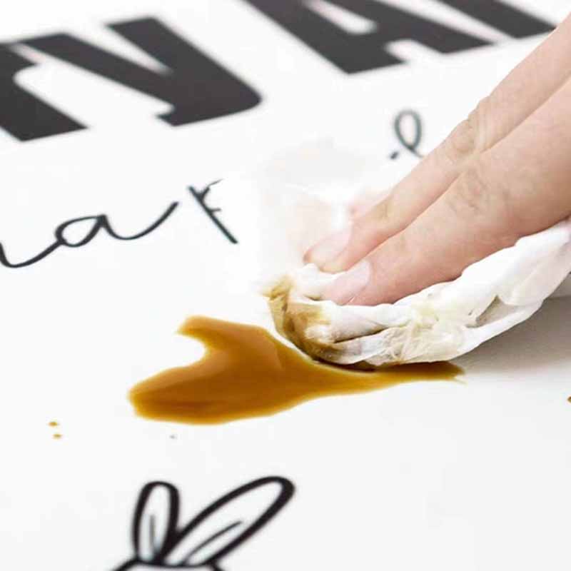 Bold Washable Indoor Rug Contrast Panel Area Rug Stain Resistant Polyster Rug for Living Room