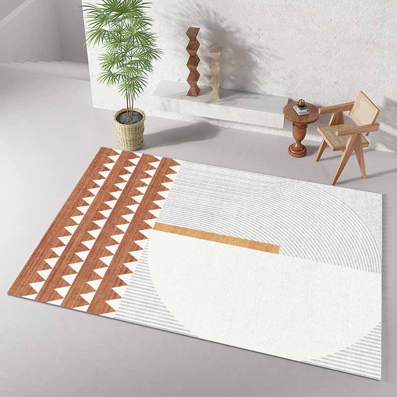 Artistic Carpet Modern Indoor Rug Washable Polyester Stain Resistant Carpet for Home Decor
