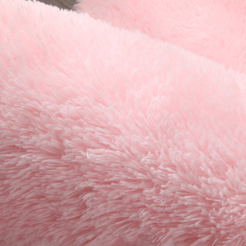 Modern Solid Shag Rug Polyester Area Rug Stain Resistant Indoor Carpet for Home Decoration