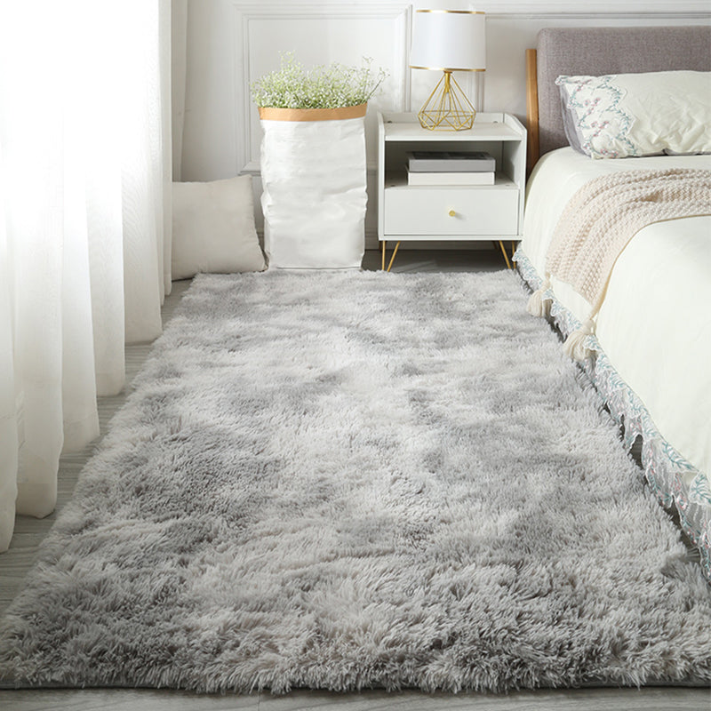 Casual Tie Dye Shag Rug Polyester Area Rug Stain Resistant Indoor Carpet for Home Decoration