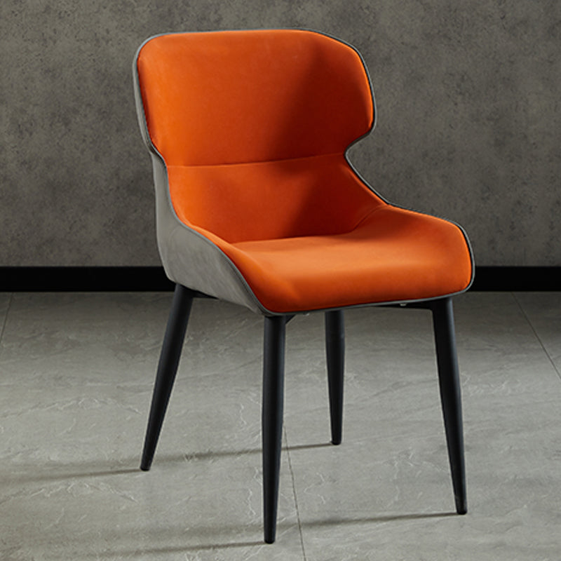 Chaises de salle à manger sans bras en métal de Style nordique, chaise latérale à oreilles pour usage domestique