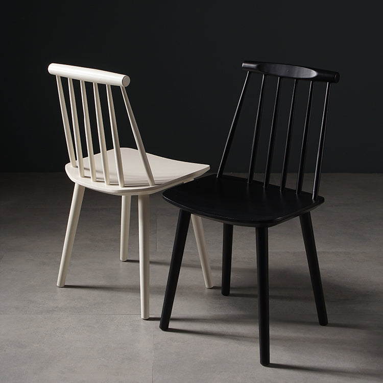 Contemporary Style Wooden Dining Room Chair Slat Back Side Chair for Kitchen