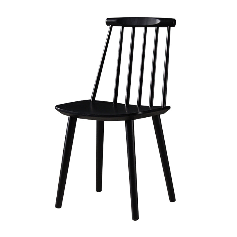 Contemporary Style Wooden Dining Room Chair Slat Back Side Chair for Kitchen