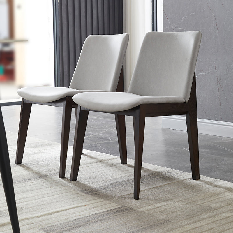 Wood Industrial Restaurant Dining Side Chair Parsons Matte Finish Dining Side Chair