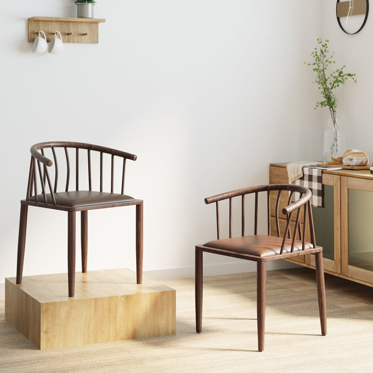 La salle à manger contemporaine en métal préside le fauteuil rembourré pour un usage domestique