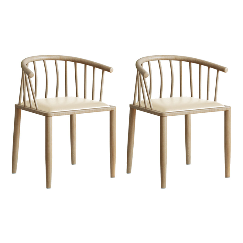 Contemporary Metal Dining Room Chairs Upholstered Armchair for Home Use