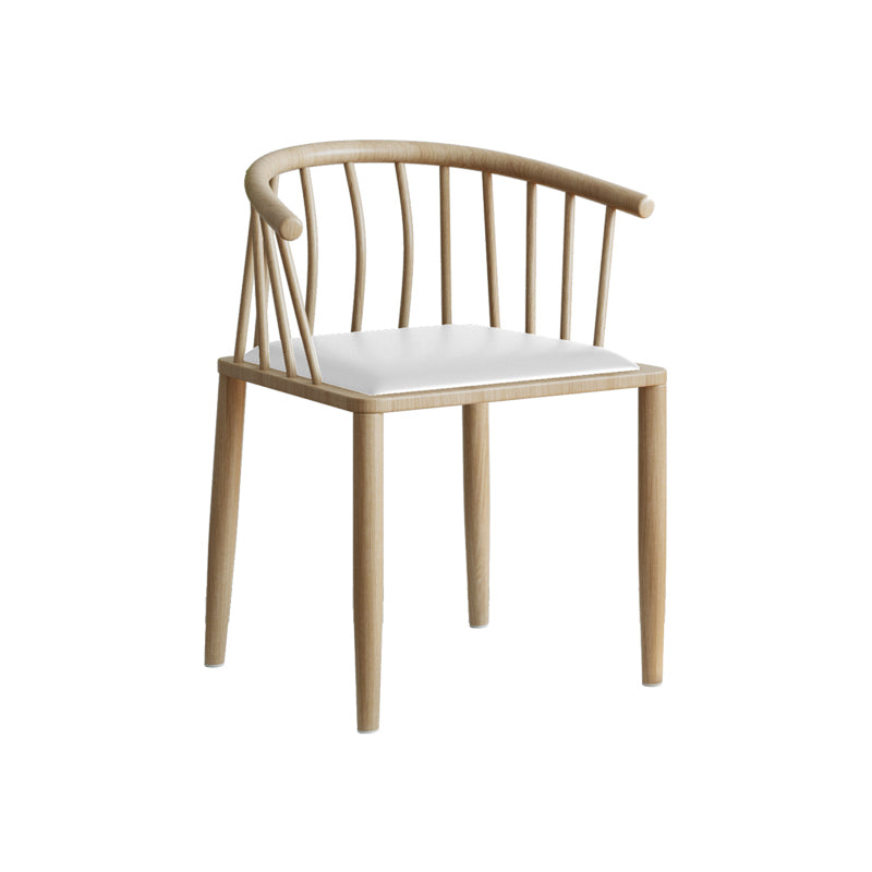 Contemporary Metal Dining Room Chairs Upholstered Armchair for Home Use