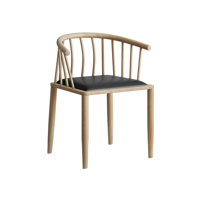Contemporary Metal Dining Room Chairs Upholstered Armchair for Home Use