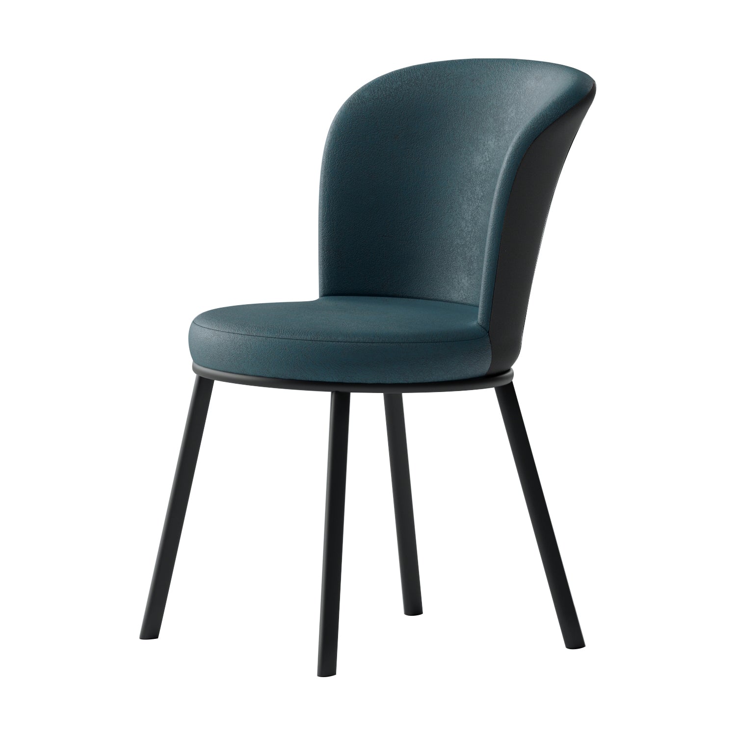 Chaise de salle à manger ouverte contemporaine de finition mate de fauteuil de restaurant de Leathaire