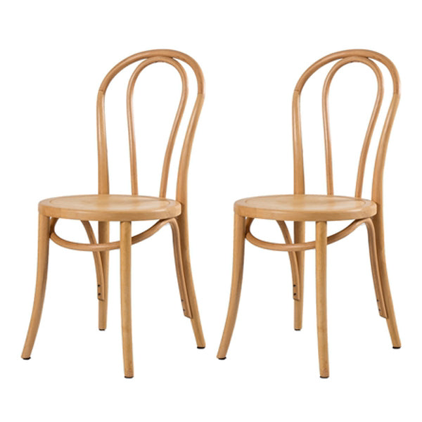 Le bois de hêtre de style contemporain préside la cuisine arrière de Windsor dinant la chaise