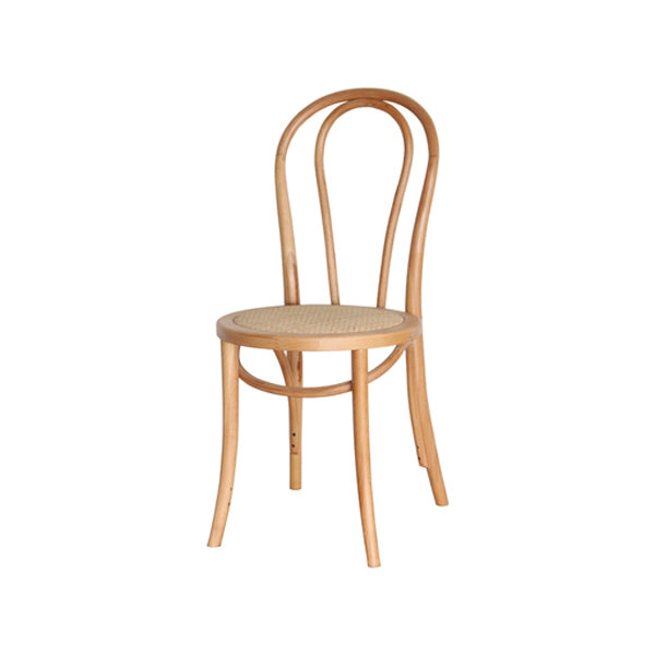 Le bois de hêtre de style contemporain préside la cuisine arrière de Windsor dinant la chaise