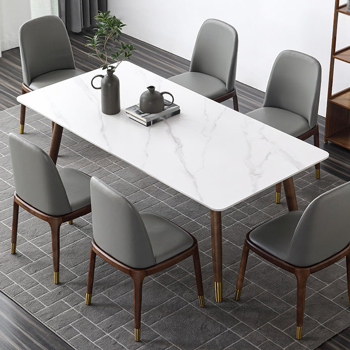 Modern Style Stone Dining Table 4-foot Dining Site Table for Dining Room