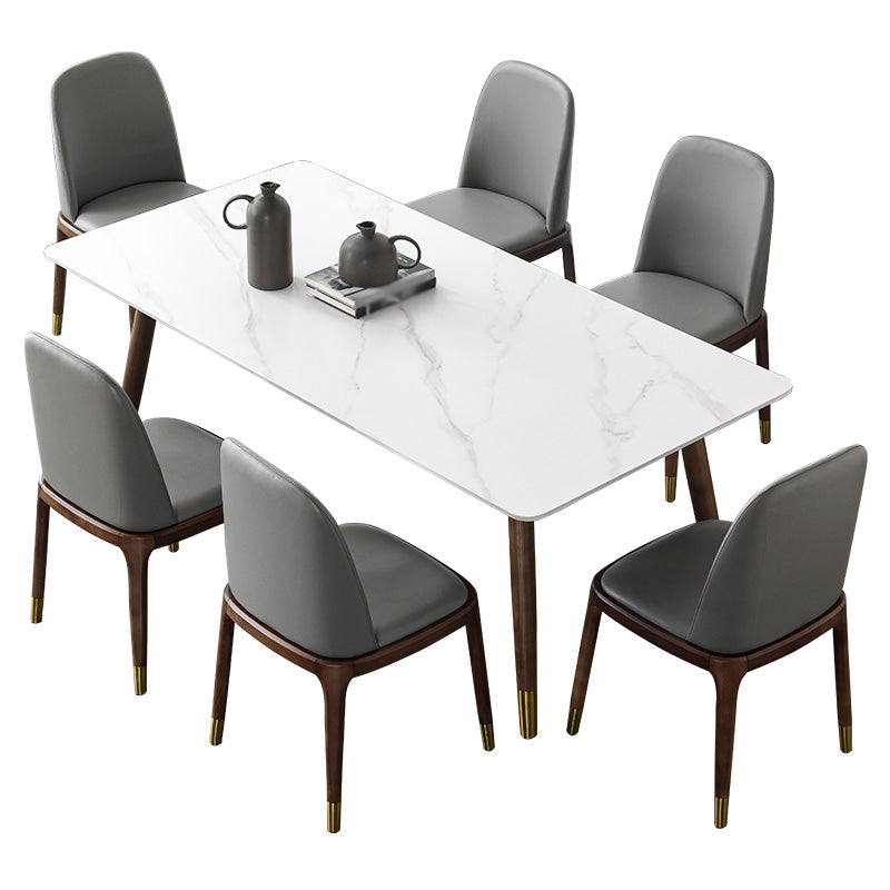 Modern Style Stone Dining Table 4-foot Dining Site Table for Dining Room