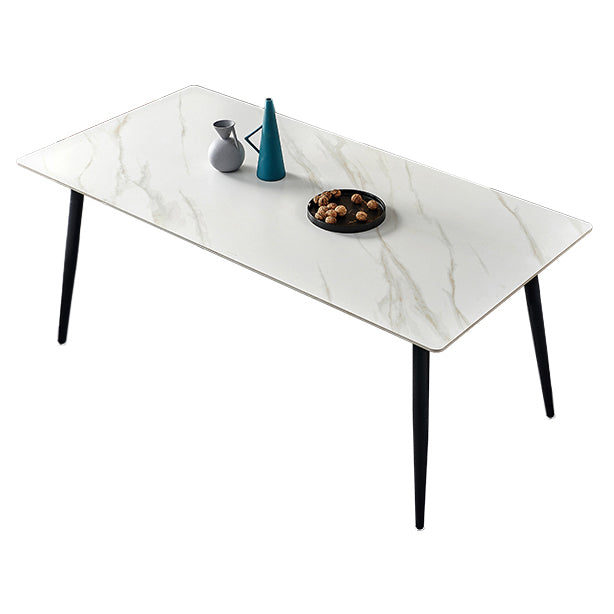 Contemporary Rectangle 4-foot Home Furniture Stone Dining Room Collection