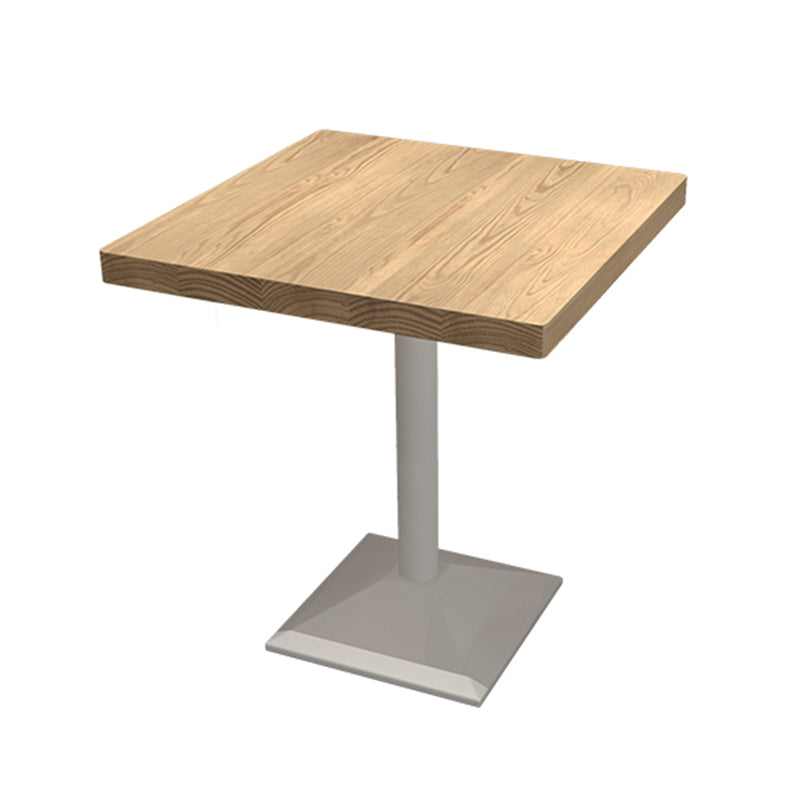 Industrieller Esstisch Kiefer Massivholz Tisch mit Metallbasis für das Abendessen in der Küche zu Hause